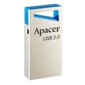Apacer USB pendrive USB 3.0, 16GB, AH155, srebrny, AP16GAH155U-1, USB A, z oczkiem na brelok