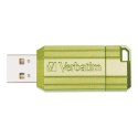 Verbatim USB pendrive USB 2.0, 32GB, Store,N,Go PinStripe, zielony, 49958, do archiwizacji danych