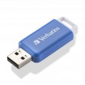 Verbatim USB pendrive USB 2.0, 64GB, DataBar, niebieski, 49455, do archiwizacji danych