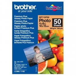 Brother Premium Glossy Photo Pa, foto papier, połysk, biały, 10x15cm, 4x6