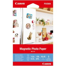 Canon Magnetic Photo Paper (magnetyczny), foto papier, połysk, biały, Canon PIXMA, 10x15cm, 4x6
