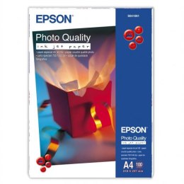 Epson Photo Quality InkJet Pa, foto papier, matowy, biały, A4, 102 g/m2, 720dpi, 100 szt., C13S041061, atrament