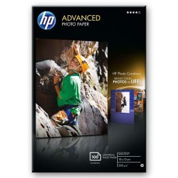 HP Advanced Glossy Photo Pa, foto papier, bez marginesu typ połysk, zaawansowany typ biały, 10x15cm, 4x6