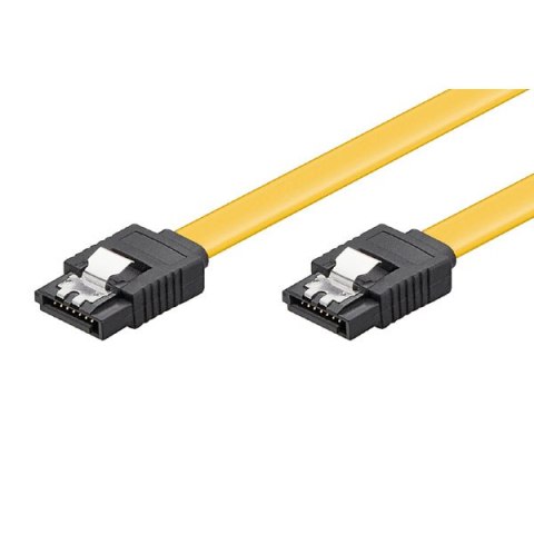 Kabel do dysku twardego SATA, 0.5 m, żółty, 6 Gb/s