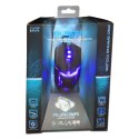 E-blue Mysz Auroza Type IM, 4000DPI, optyczna, 6kl., przewodowa USB, czarna