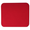 Podkładka pod mysz, miękka, czerwona, 24x22x0,3 cm, Logo