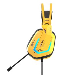 Słuchawki gamingowe Dareu EH732 USB RGB (żółte)
