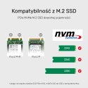 Unitek Obudowa USB-C 20 Gbps + funkcja klonowania dysków SSD 2x M.2 PCIe / NVMe