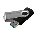 Goodram USB pendrive USB 3.0, 16GB, UTS3, czarny, UTS3-0160K0R11, USB A, z obrotową osłoną