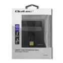 Qoltec Inteligentny czytnik chipowych kart ID SCR-0643 | USB 2.0 + Adapter USB typ C