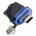 Verbatim USB pendrive OTG, USB 3.0, 64GB, Dual, niebieski, 49967, USB A / USB C, z oczkiem na brelok