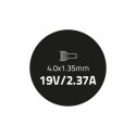 Qoltec Zasilacz do Asus 45W | 19V | 2.37A | 4.0*1.35 | +kabel zasilający