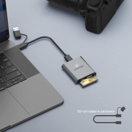 Unitek Czytnik kart CFast 2.0 USB-A/C 5Gbps