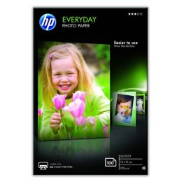 HP Everyday Photo Paper, Glossy, foto papier, połysk, biały, 10x15cm, 4x6