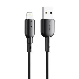 Kabel USB do Lightning Vipfan Colorful X11, 3A, 1m (czarny)