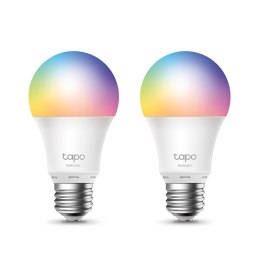 LED żarówka TP-LINK Tapo L530E, E27, 220-240V, 8.7W, 806lm, 6000k, RGB, 15000h, chytrá Wi-Fi žárovka, 2 kusy v balení