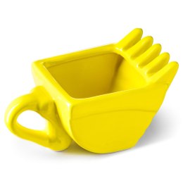 KOPARKOWY kubek - żółty ceramiczny 250ml