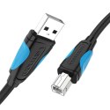 Kabel do drukarki USB 2.0 A męski do USB-B męski Vention VAS-A16-B1000 10m czarny PVC
