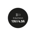 Qoltec Zasilacz 90W | 19V | 4.9A | 5.5*2.5 | +kabel zasilający