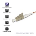 Qoltec Pigtail światłowodowy LC/UPC | Multimode | 50/125 | OM2 | 3m