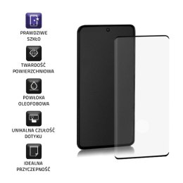 Qoltec Hartowane szkło ochronne PREMIUM do Samsung Galaxy S20 Ultra | 3D | Czarne | Pełne