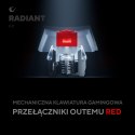 Rampage Klawiatura RADIANT K11 RED RGB USB-C