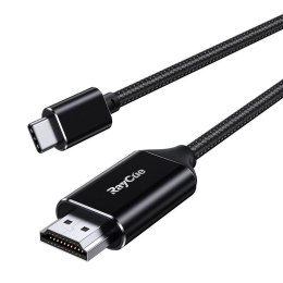 Kabel USB-C do HDMI 2.1 4k60Hz RayCue, 2m (czarny)