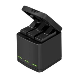 Ładowarka trójkanałowa Telesin Box dla GoPro Hero 8 + 2 akumulatory (GP-BNC-801)