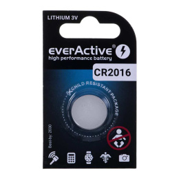 Bateria litowa everActive CR2016