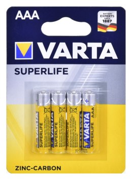 Baterie cynkowo-węglowe VARTA Superlife R03 AAA x4