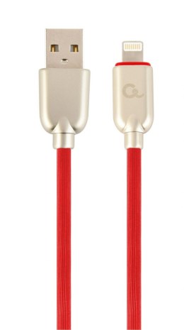Kabel USB 2.0 (AM/microUSB M) 1m oplot gumowy czerwony Gembird