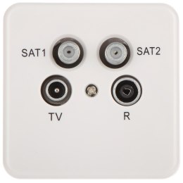 GNIAZDO KOŃCOWE GAR-SAT/2F-SIG R-TV SAT