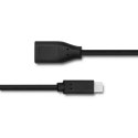 Kabel USB 3.1 typ C męski | USB 3.0 A żeński 0.2m
