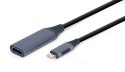 Adapter USB-C 3.0 męski do HDMI żeński 15cm Gembird