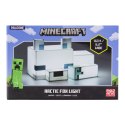 Lampka Minecraft Creeper lis arktyczny biały