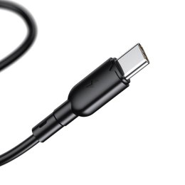 Kabel USB do USB-C Vipfan Colorful 3A 1m czarny